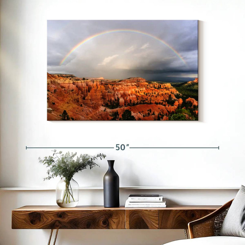 Alvord Rainbow Over Bryce Canyon, H 26 po x l 39 po