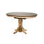 Huerfano Valley 6 - Person Solid Wood Solid Wood Top Pedestal Dining Set