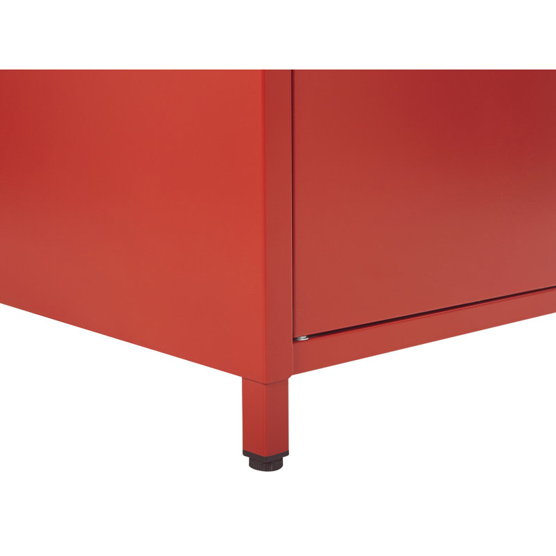 Flavius 1 -Door 4 -Shelf, Red