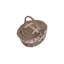 Wicker Small Double Lidded Picnic Basket with Lining-1057214477