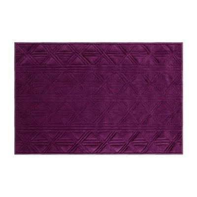 Tapis mauve intérieur et extérieur Trellis