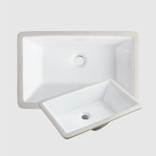 NOBLE 1913W Rectangular Undermount Bathroom Sink