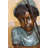 Boy Sitting on a Tree and Fishing Bronze Statue -  Size: 34"L x 28"W x 64"H. 