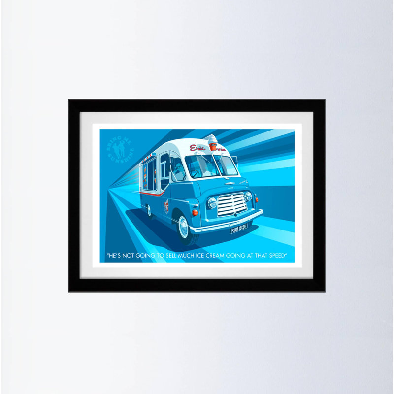 Stephen Millership - Print, Black, 44cm H x 54cm W x 2.2cm D