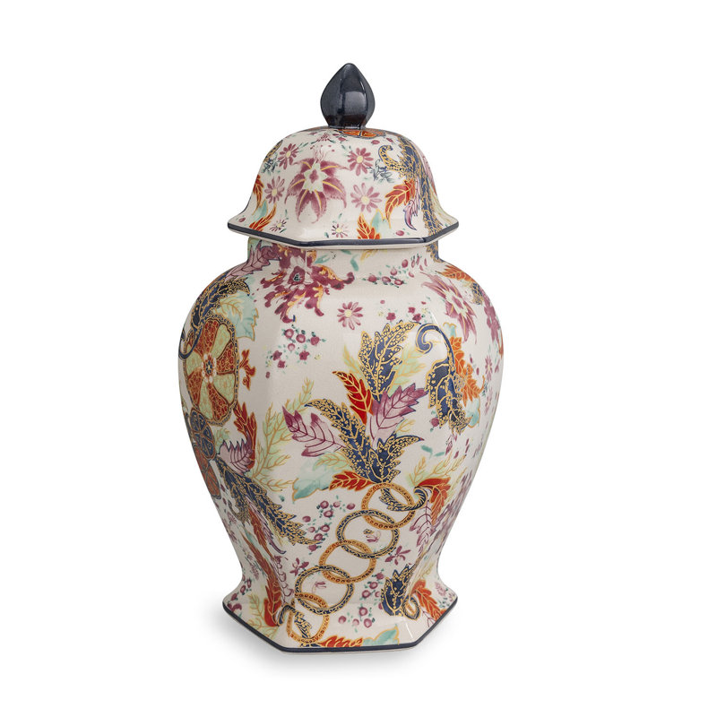 Williamsburg Leaf Hex Jar
