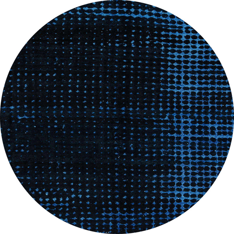 Tapis abstrait moderne 4400, Rond 3 pi
