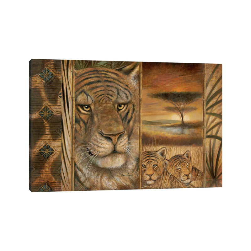 «Wild and Beautiful» par Ruane Manning - reproduction d'art, Aucun mat, H 26 po x l 40 po x 1,5 po, Toile tendue
