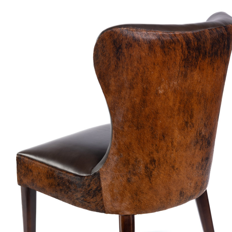 Brooke Dining Chair White, Brown