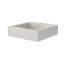 Surface de salle de bain blanche matte