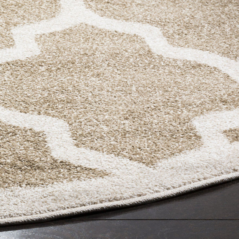 Daneya Performance Geometric Rug, Round 9'