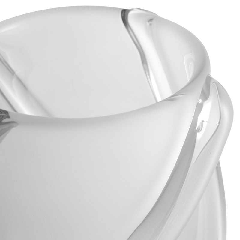Vase Celestino Frosted White, Overall height- 12.99"