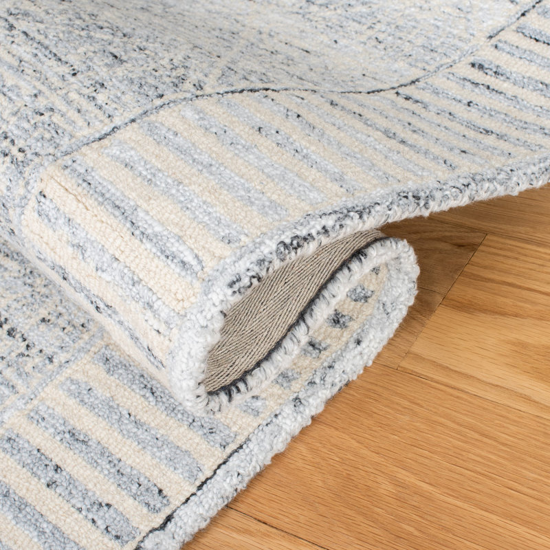 Roslyn Hand Tufted Performance Geometric Rug, Runner 2'3" x 9'