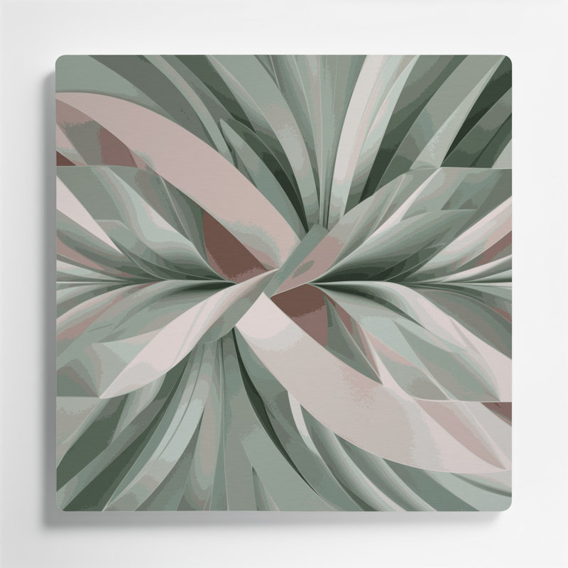 Art mural gris Op Op 74, H 12 po x l 12 po