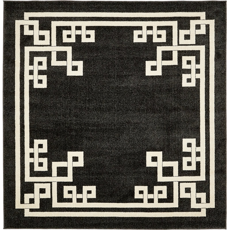 Barreto Geometric Indoor Rug, Square 7'10"