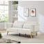 Canapé-lit futon convertible de 72,8 po avec accoudoirs réglables et fauteuil inclinable, idéal pour les petits espaces et une utilisation polyvalente-1712706776