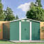 Ajay 8ft. W x 10ft. D Metal Apex Tool Shed-1616926725