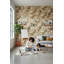 Papier peint floral abstrait, murale décorative moderne