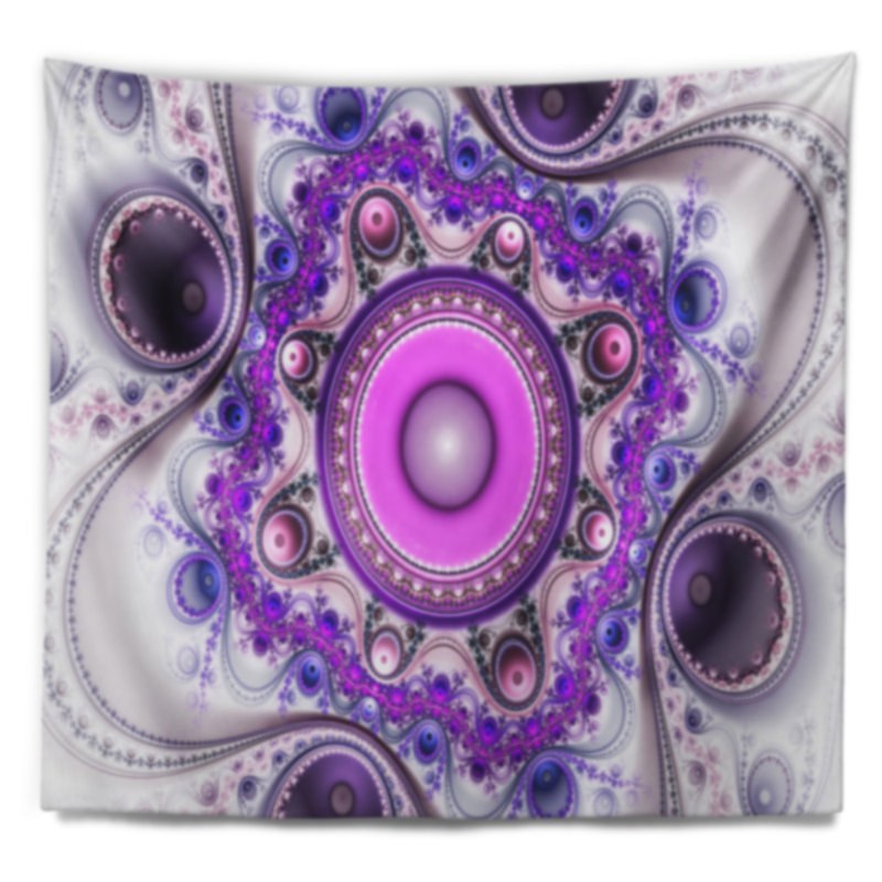Tapisserie florale, H 78 po x l 92 po