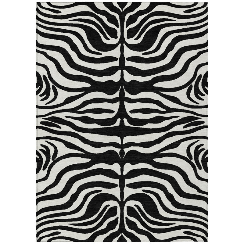 Tapis intérieur lavable noir 9 'X 12'