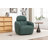 Ashyiah 32'' Wide Swivel Chair With Round Metal Base-1307477544