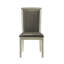 Chaise d'appoint rembourrée en bois Eraldo