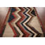 Tapis en laine à chevrons kilim 5 x 9