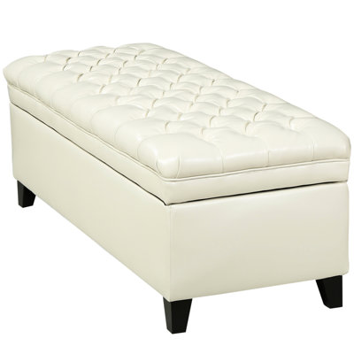 Pu Leather Storage Cube , 51.21 In. X 20.03 18.1 In., 33.67 Lb - , Shaped 50" 20.5" 18.1",