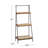 Det Brown Iron Ladder Bookcase