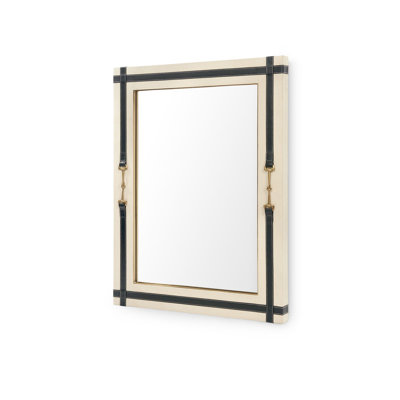 Buckley Rectangle Leather Mirror