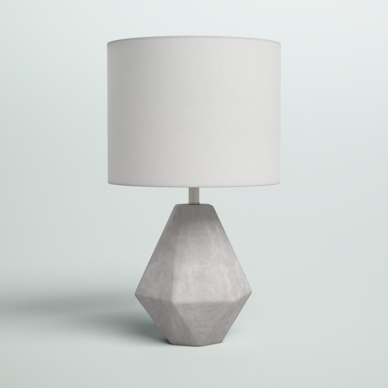 Lampe de table grise 24 po Keesee