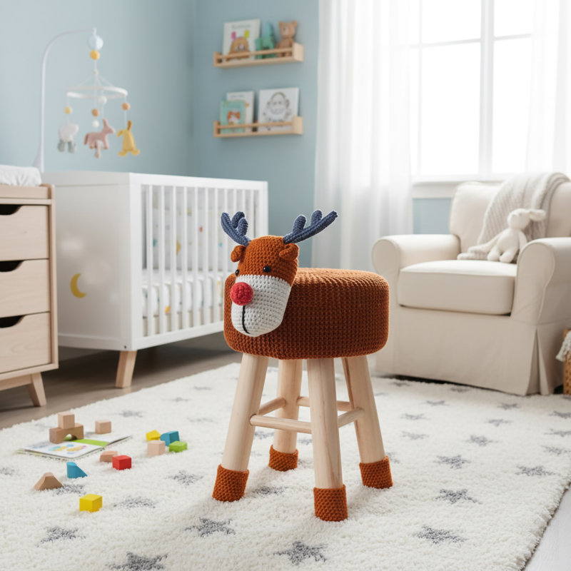 Tacoma Kids 17'' Novelty and Ottoman