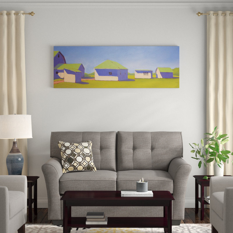 « ensoleillé outlook », reproduction d’art sur toile, H 20 po x l 60 po x P 1,5 po