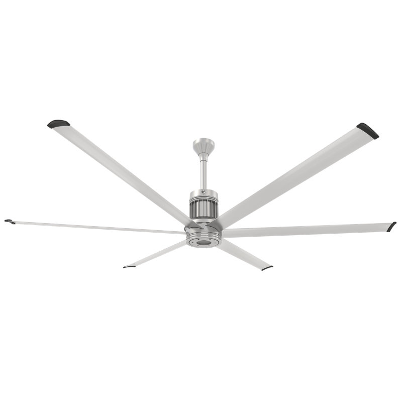 I6 Smart Downrod Ceiling Fan, Black, 72 inches