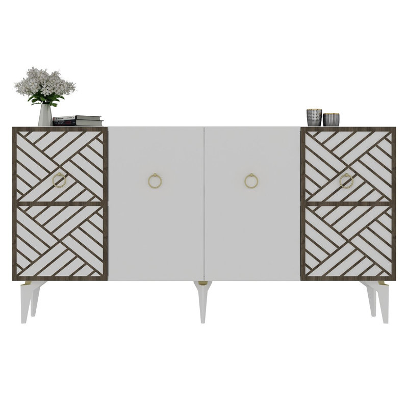 Olivia 150cm Console Table, White