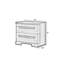 Mobilier de chambre à coucher 1pc