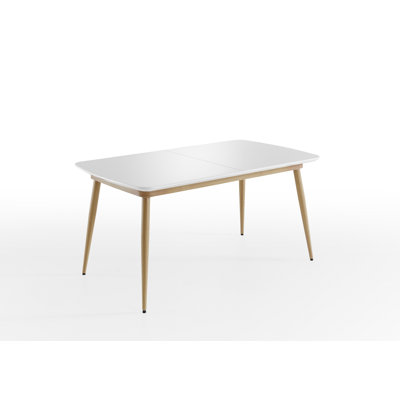 Welch Metal Base Dining Table