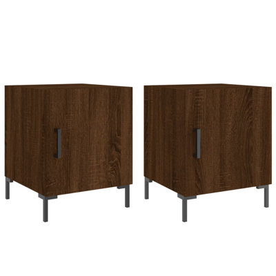 Menpal 40cm W Iron Bedside Table