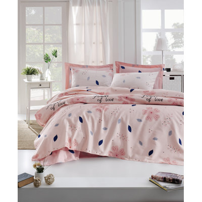 Cotton Floral Coverlet
