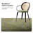 Dionisio 19.5W Mid-Century Modern Rattan Accents Dinning Chair With Solid Wood Legs Set Of 2-117456679
