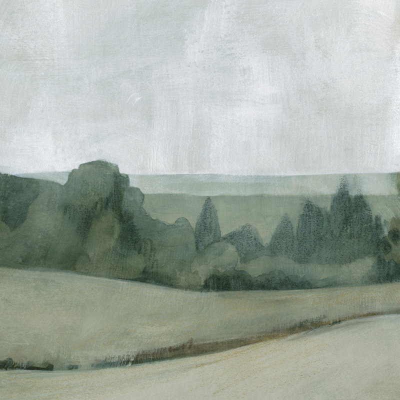 Soft Evening Landscape I by Emma Caroline - Wrapped Canvas Painting, 91cm H x 91cm W