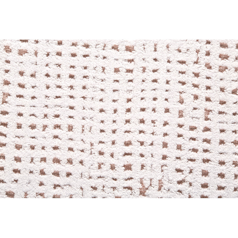 Tapis rosé / blanc Ewald, Rectangle 9'8" x 12'7"