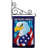 Double Sided 18.5'' H x 13'' W Polyester Independence Day Flag Set