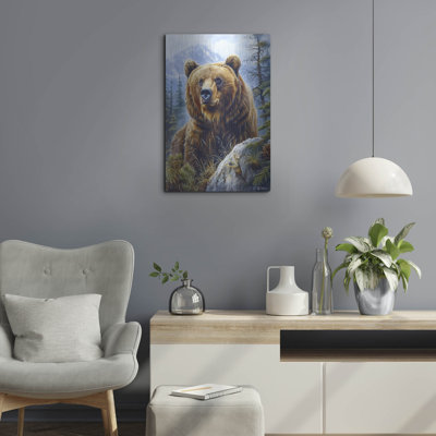 Millwood Pines 'Bear Portrait' by Momart Metal Wall Art