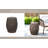 20" Devone Brown Ceramic Garden Stool