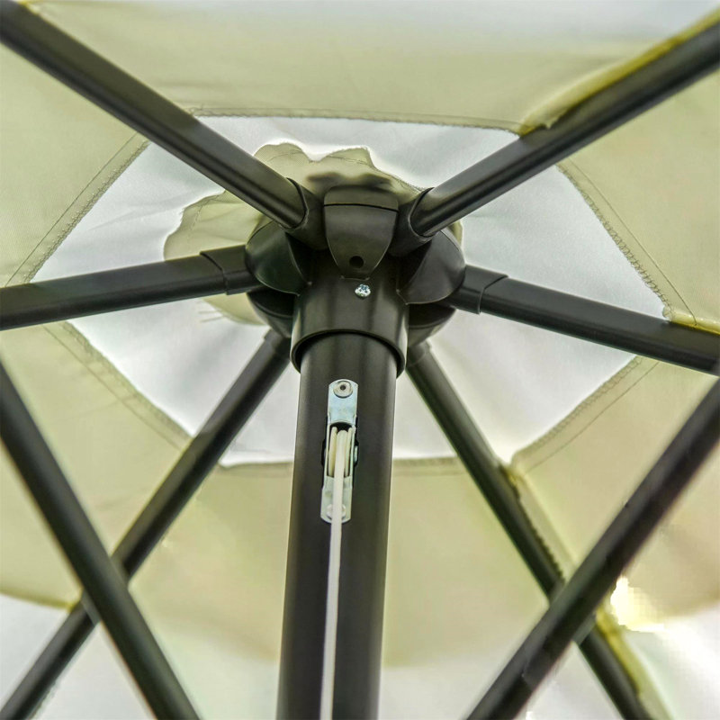 Brisamar 270cm Tilt Market Parasol, White
