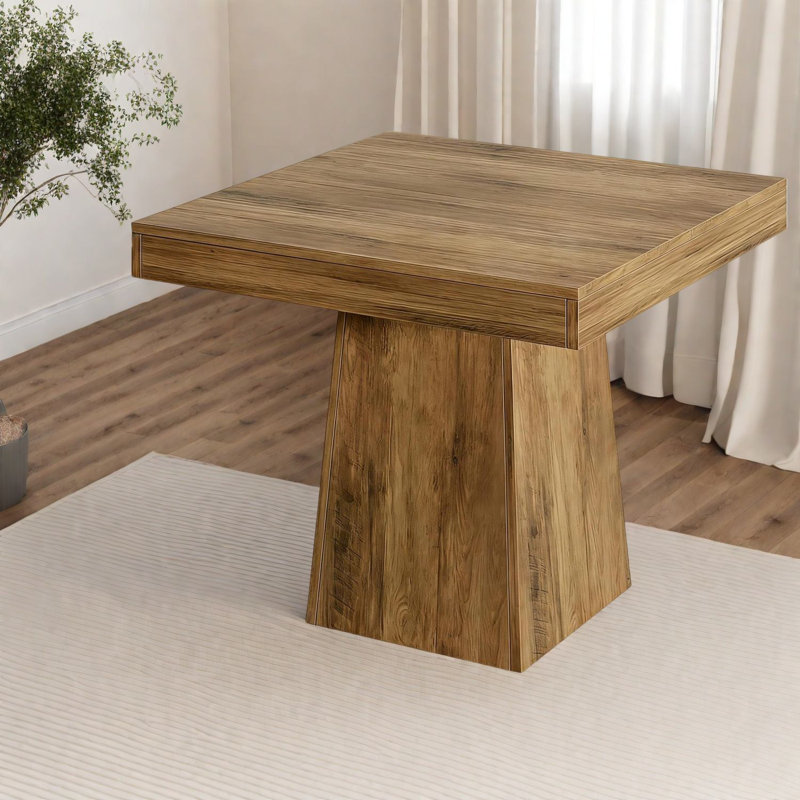 Table de salle à manger compacte en bois de style maison de campagne pour les petites cuisines
