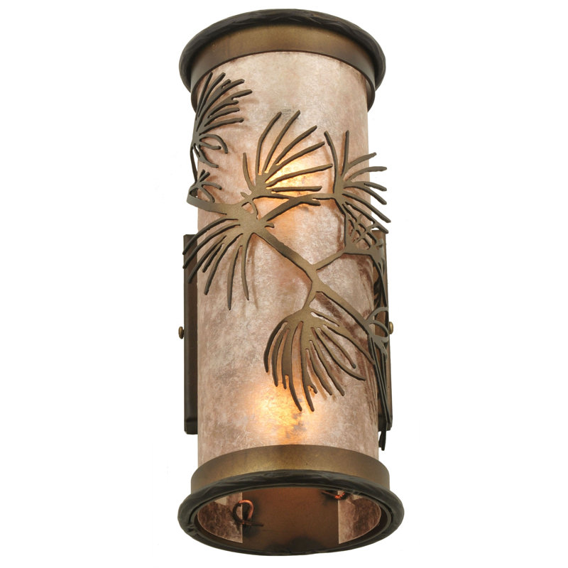 2 - Light Flush Mounted Sconce