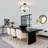 4-Light Modern Glass Drum Semi Flush Mount Ceiling Light Fixture for Kitchen Bedroom Entryway Hallway-2099994649