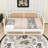 Rattan Wooden Daybed with Twin Trundle-2022014701-2022014703