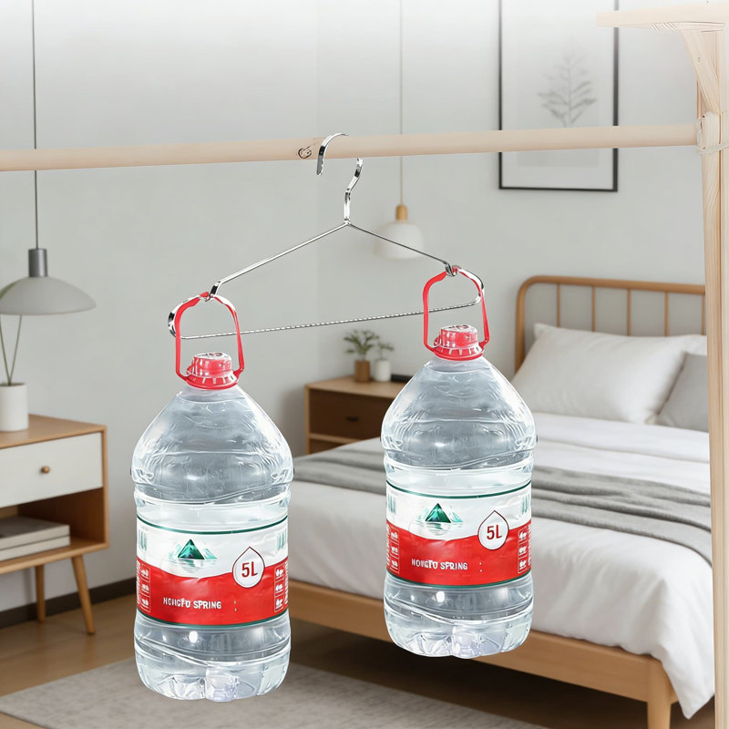 Paquet de 20 cintres robustes en acier inoxydable, cintres antidérapants de 16,5 pouces pour un rangement en vrac durable et une organisation de placard
